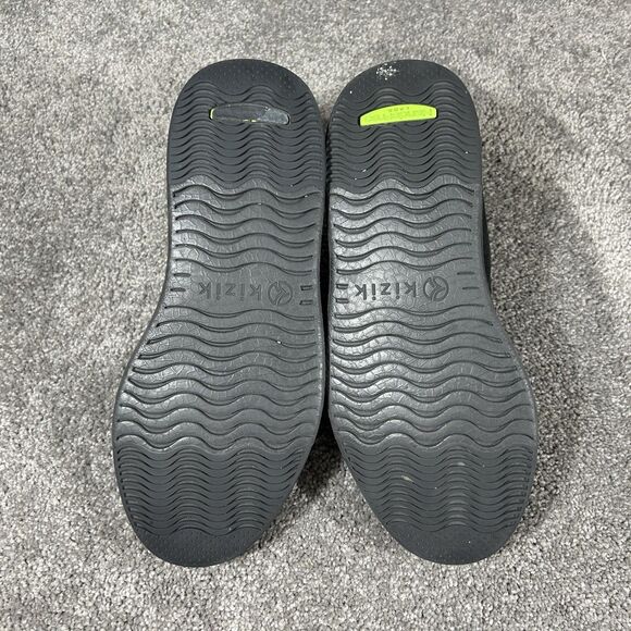 Kizik Prague Blackout Women’s Size 7 Wide Black Suede Canvas Athletic Shoes Used - Picture 8 of 11